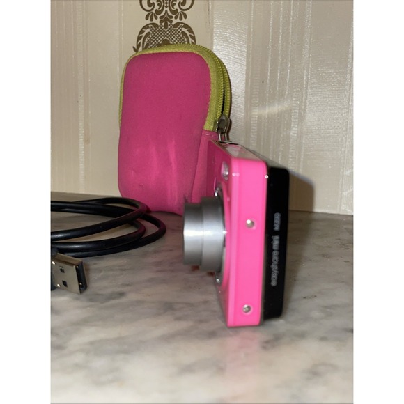 Kodak Digital Camera EasyShare Mini M200 Hot Pink 10.0MP w/ Case & Battery - Picture 2 of 15